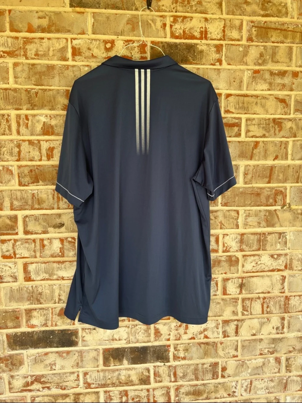Adidas Navy Dri-wicking PoloShirt